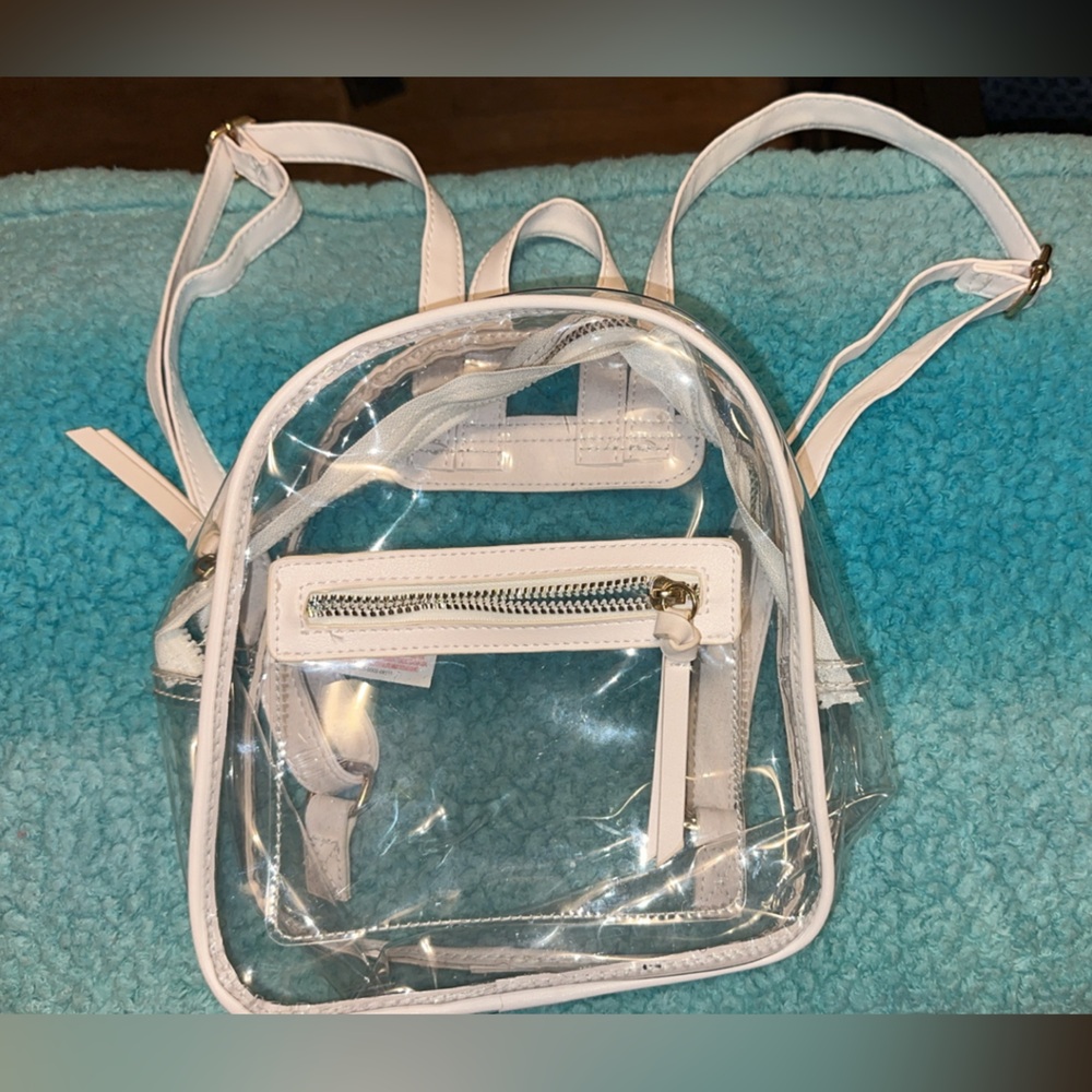 Transparent White Backpack - image 1